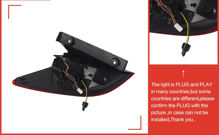 HRV Tail Lights HR-V Vezel LED Tail Light Lexus-Style Rear