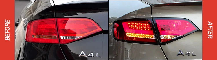 A4 B8 Tail Lights 2009-2012 A4L LED Tail lamp light LED DRL