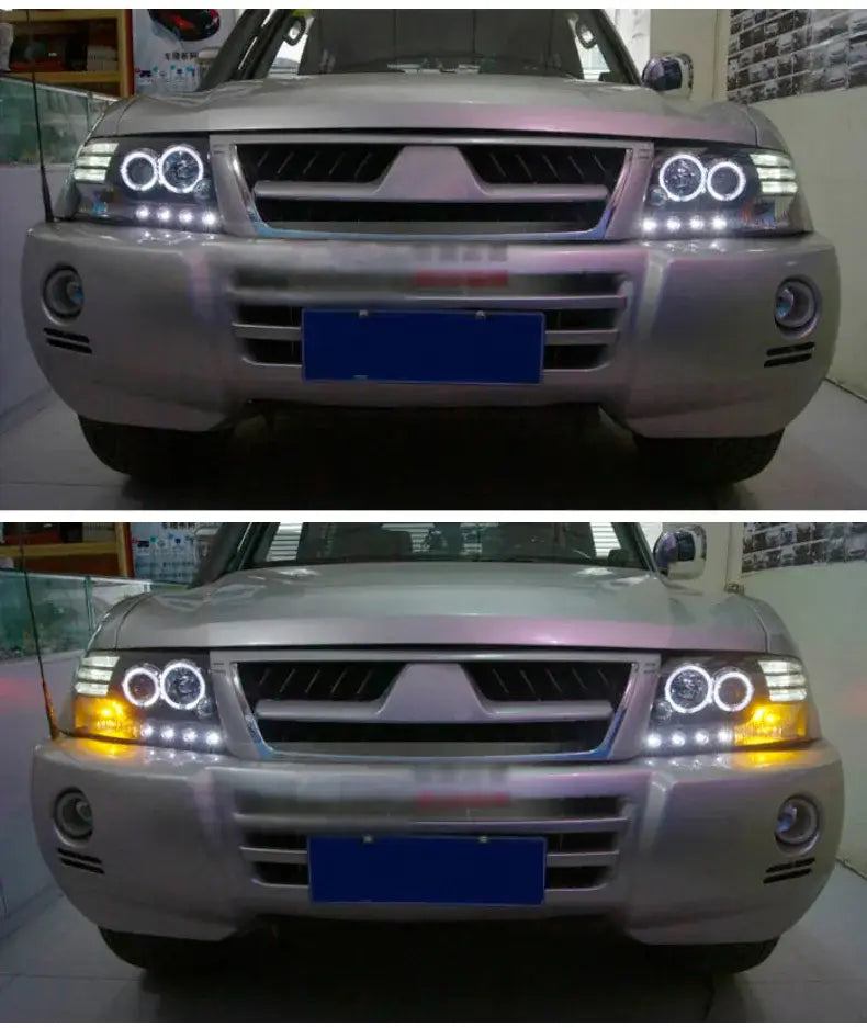 Pajero V73 Headlights 2004-2016 Montero LED Headlight DRL