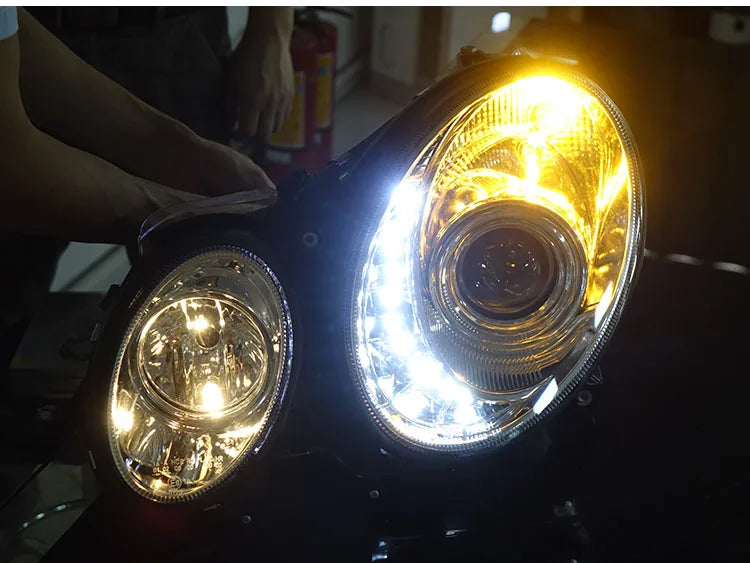 Car Styling Head lamp light for W211 Headlights 2002-2009