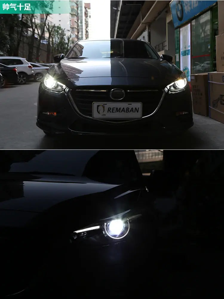 Car Styling Head lamp light for Mazda 3 Headlights 2017-2018