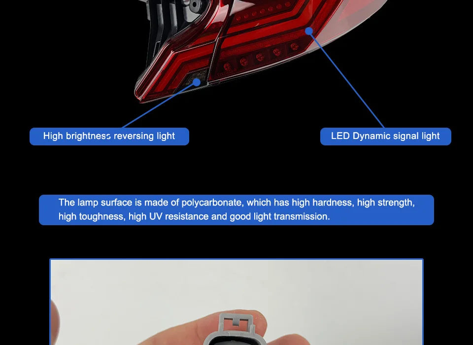 Car Styling Tail lamp light for Toyota C-HR Tail Light