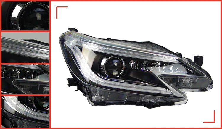 Toyota Mark X Headlights 2013-2017 New Reiz LED Headlight