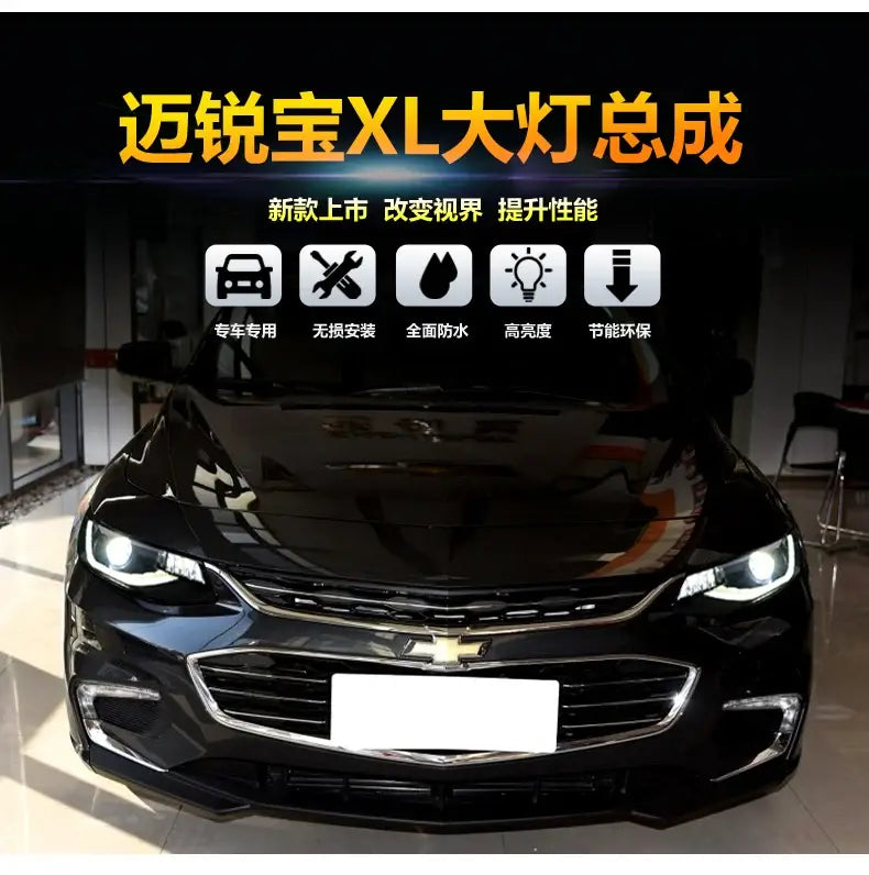 Car Styling Head lamp light for Chevrolet Malibu XL LED