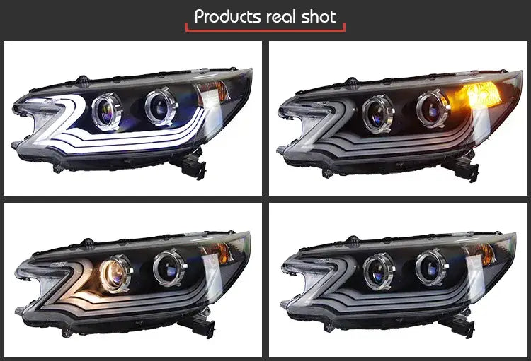 Car Styling Head lamp light for CR-V Headlights 2012-2014