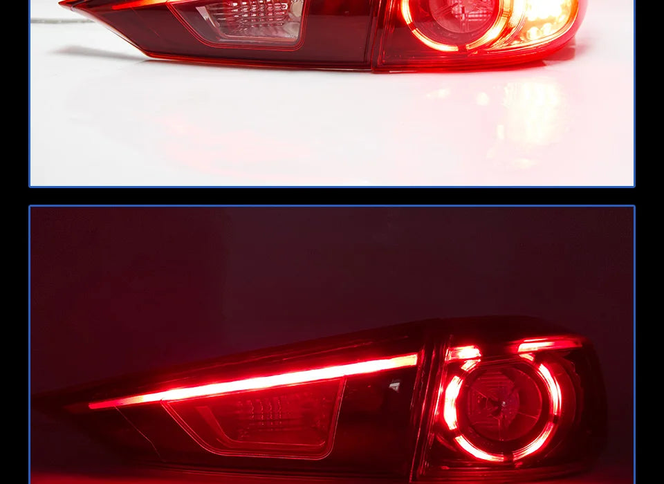 Mazda 3 Tail Lights 2014-2018 Mazda3 Axela Sedan LED Tail