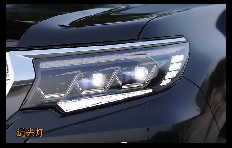 Car Styling Head lamp light for Toyota Prado Headlights