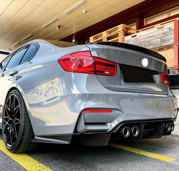 High Quality Carbon Fiber PSM Style Rear Bumper Diffuser For BMW F80  M3 F82 M4 2014-2019 Carbon Fiber Diffuser