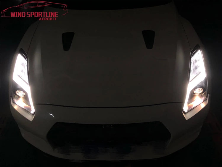 Car Styling Head lamp light for Nissan GT-R Headlights