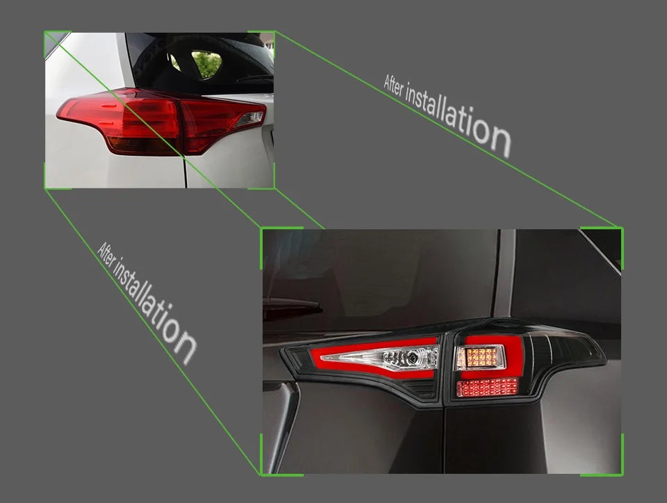 Car Styling Tail lamp light for Toyota RAV4 Tail Lights