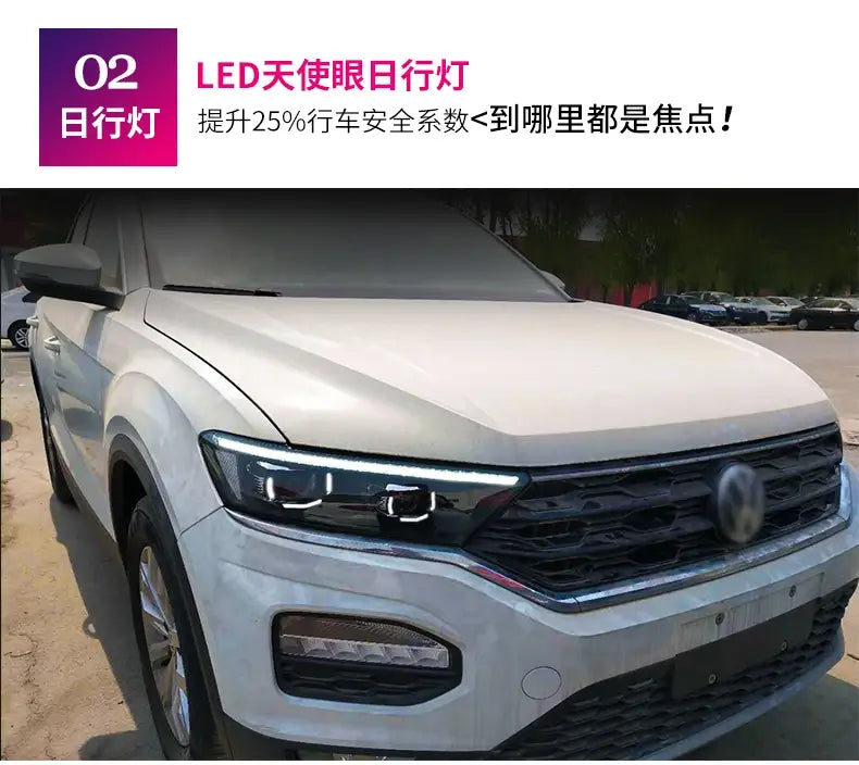 VW T-ROC Headlights 2017-2020 T-ROC LED Headlight Dynamic