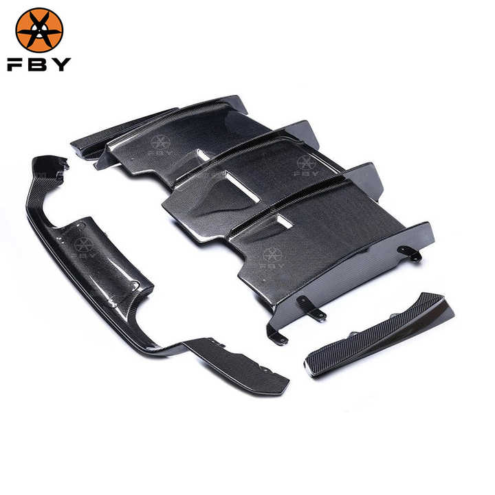 High Quality Carbon Fiber PSM Style Rear Bumper Diffuser For BMW F80  M3 F82 M4 2014-2019 Carbon Fiber Diffuser