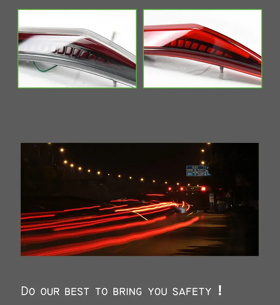 Car Styling Tail lamp light for Civic Tail Lights 2017-2020