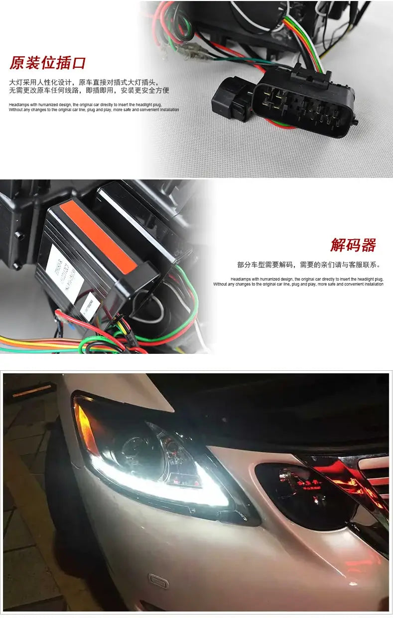 Car Styling Head lamp light for Lexus GS350 Headlights