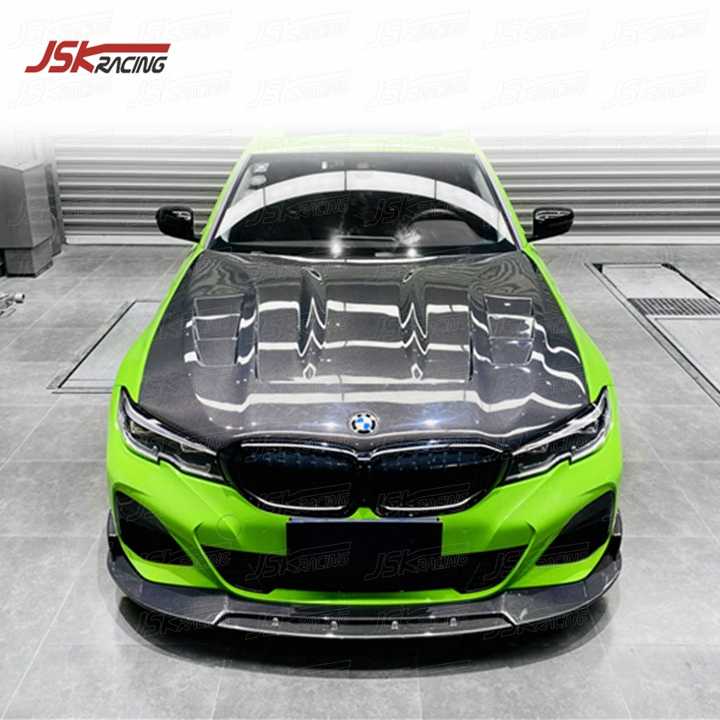 JSK STYLE CARBON FIBER HOOD BONNET for 2019-2021 BMW 3 SERIES G20