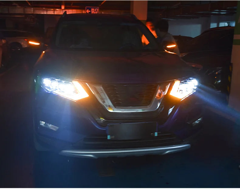 Car Styling Head lamp light for Nissan X-Trail Headlights