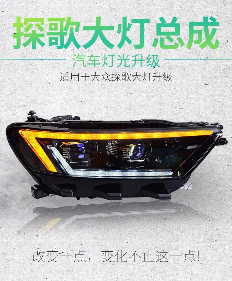 Car Styling Head lamp light for T-ROC Headlights 2017-2020