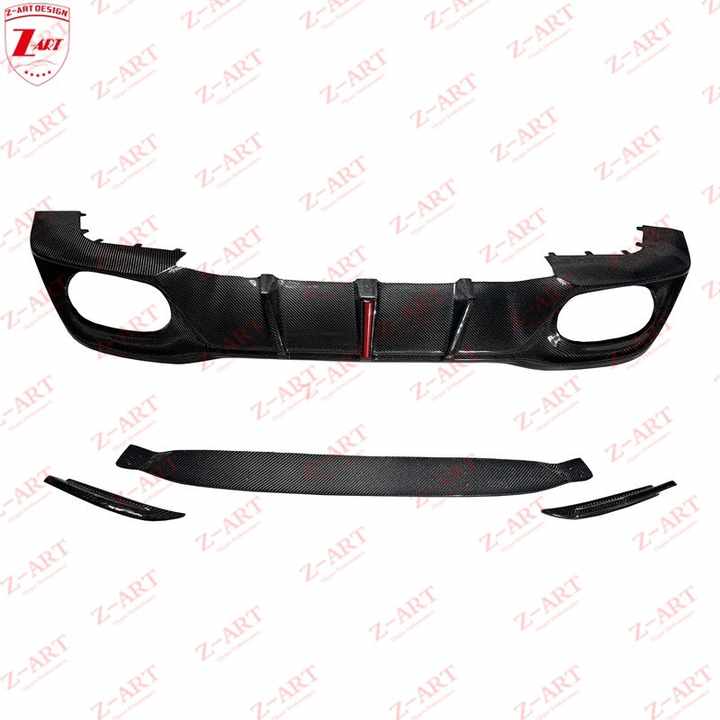 Z-ART A45S Carbon Fiber Rear Diffuser for W177 A45 2020+ Carbon Fiber Rear Lip Spoiler for A45 S