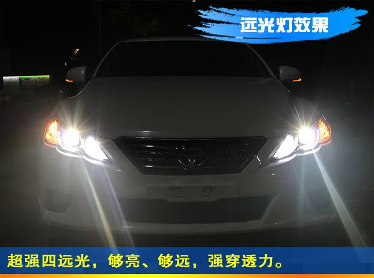 Car Styling Head lamp light for Toyota Mark X Headlights