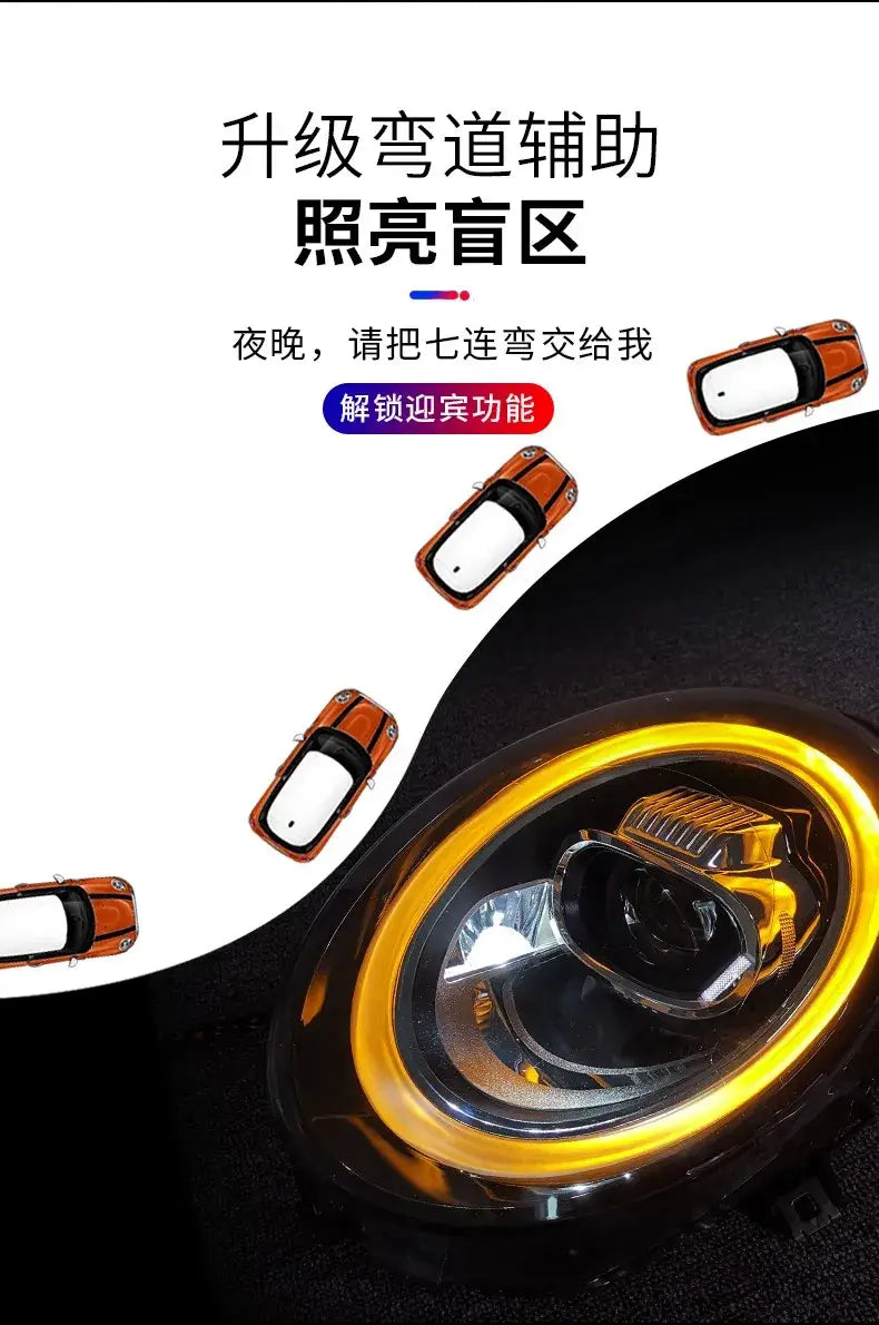 Car Head lamp light for MINI R55 Headlights 2007-2013 R56