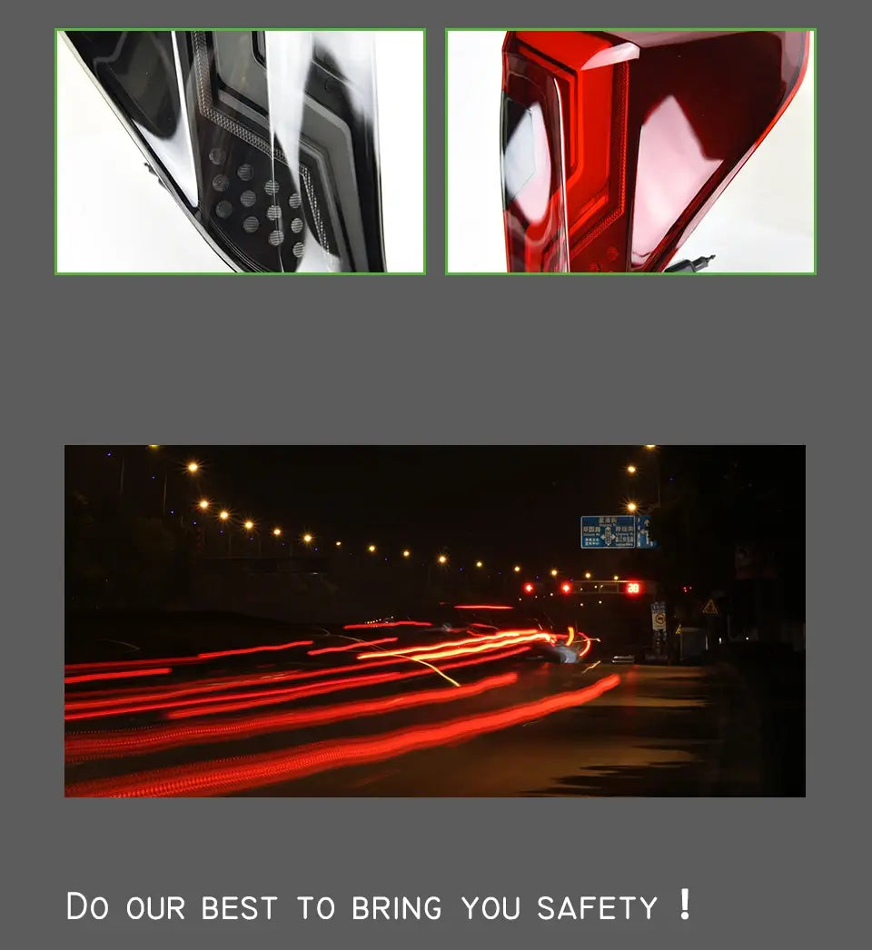 Car Styling for Fit Tail Lights 2014-2018 Jazz LED Tail lamp