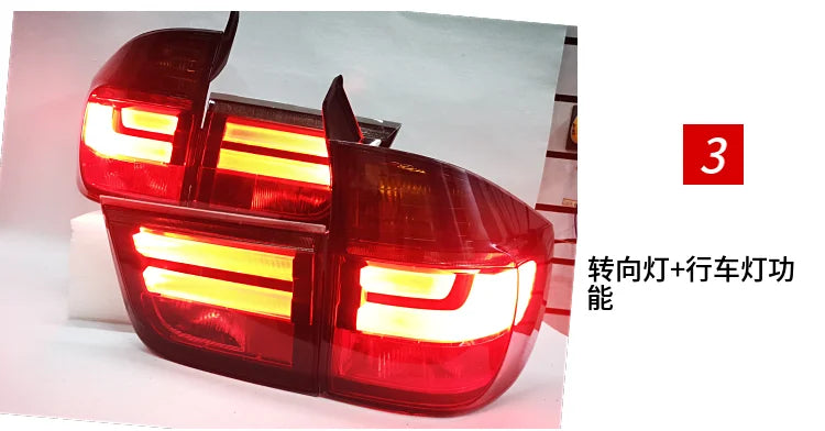 BMW X5 Tail Lights 2007-2012 E70 LED Tail lamp light DRL