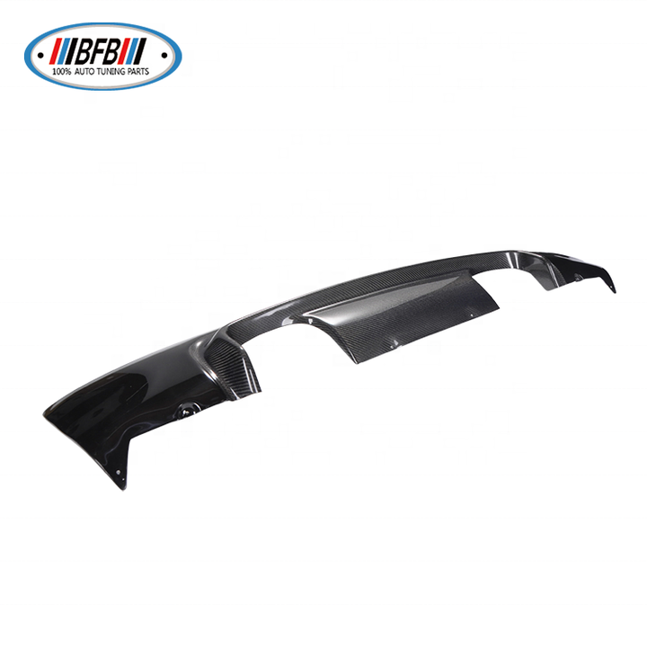 For BMW 3 Series E46 1998-2004 Half Carbon Fiber M Style  Rear Diffuser Perfect Fitment 2007-2011 Year - CAR CRAFT INDIA