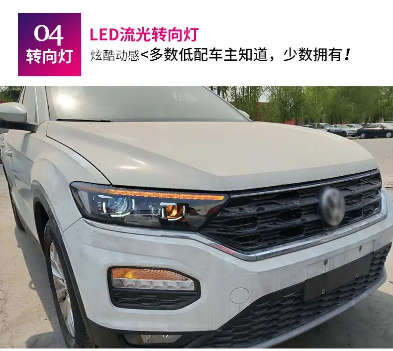 VW T-ROC Headlights 2017-2020 T-ROC LED Headlight Dynamic