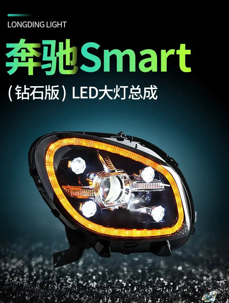 Smart LED Headlight 2015-2020 W453 Diamon Head lamp light