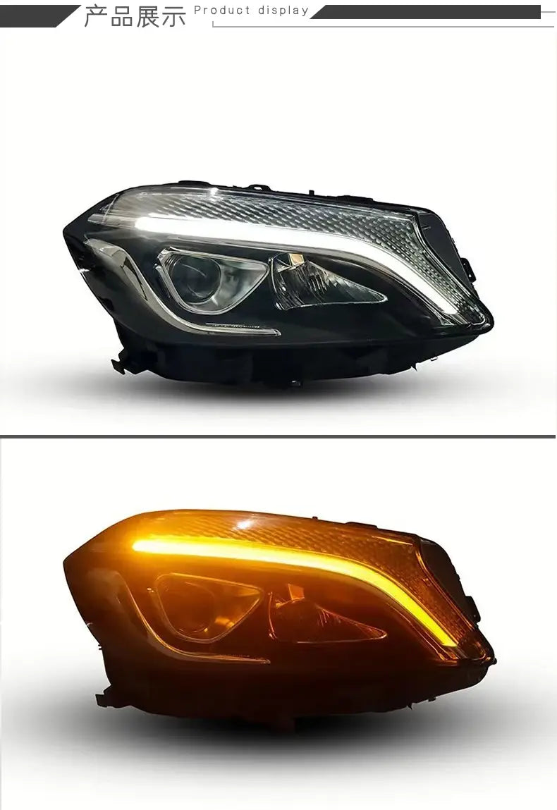 Car Styling Head lamp light for W176 Headlights 2013-2018