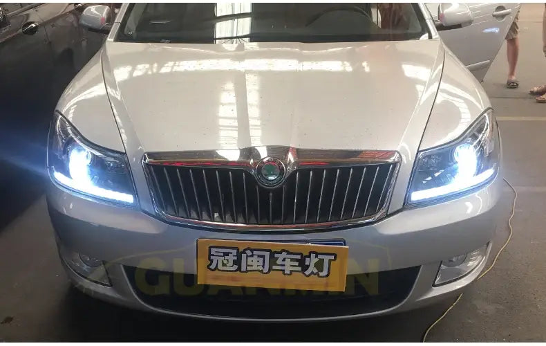 Car Styling Head lamp light for Skoda Octavia Headlights