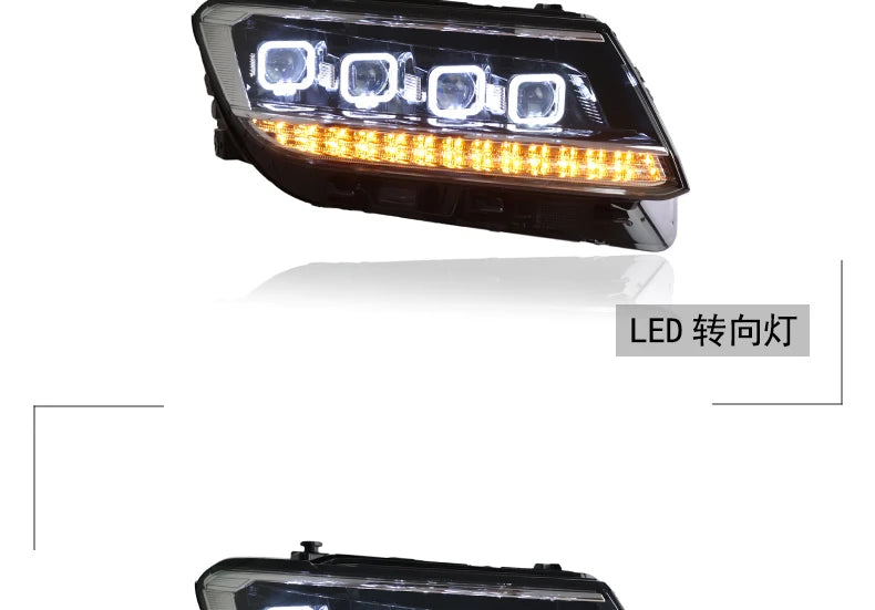 Car Styling Head lamp light for VW Tiguan Headlights