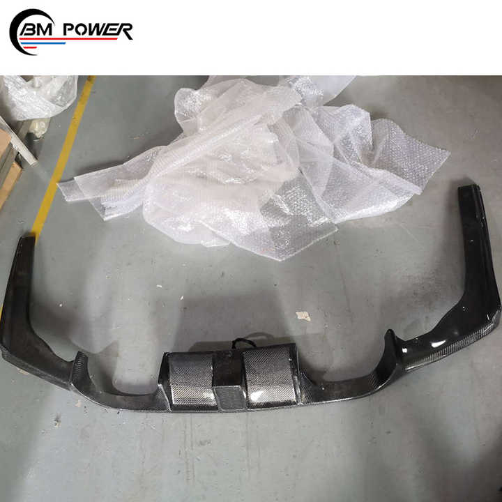 Rear Diffuser for 3 Series F30 F35 M3 M4 New Style Diffuser with Brake Light Fit for BMW F80 F82 2015-2018 Carbon Fiber - CAR CRAFT INDIA