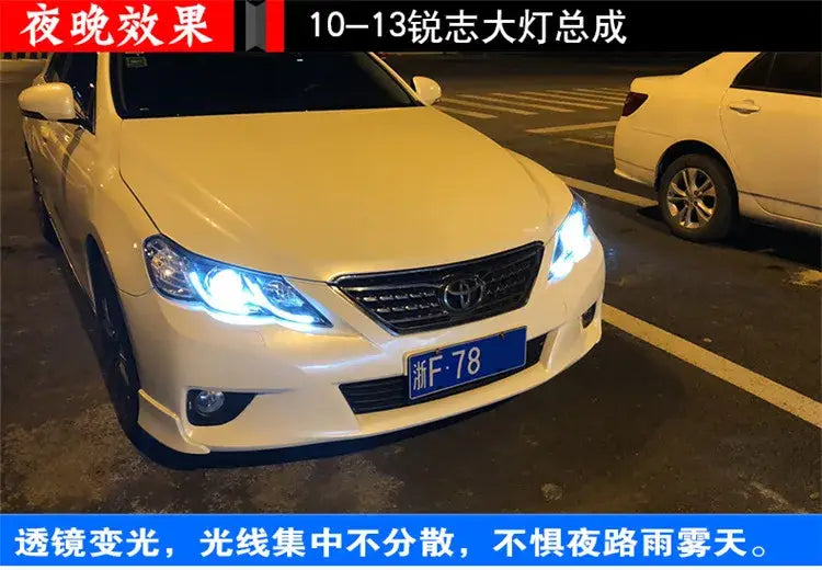 Car Styling Head lamp light for Toyota Mark X Headlights