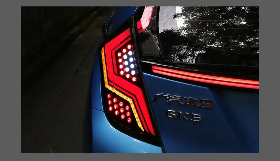 Car Styling for Fit Tail Lights 2014-2018 Jazz LED Tail lamp