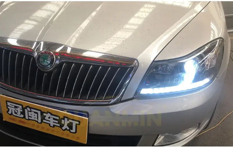 Car Styling Head lamp light for Skoda Octavia Headlights