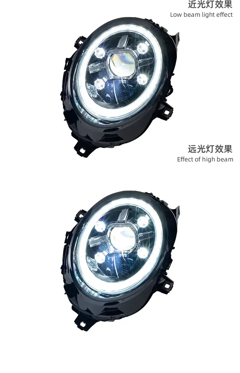 Head lamp light MINI F55 Headlights 2014-2019 F54 F57 F56