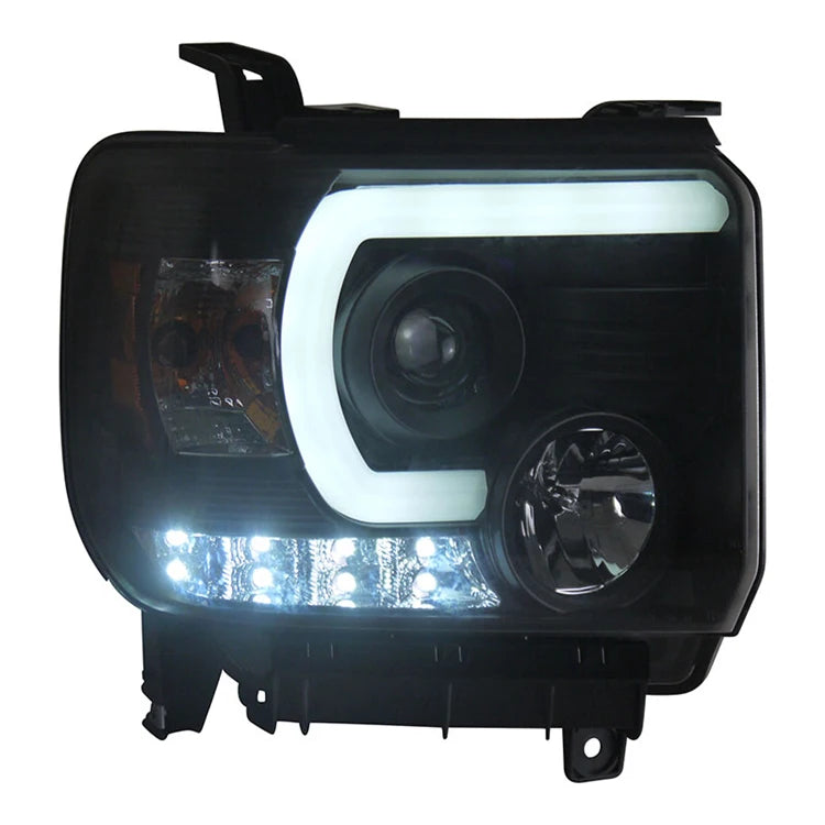 Car Styling Head lamp light for GMC Sierra Headlights