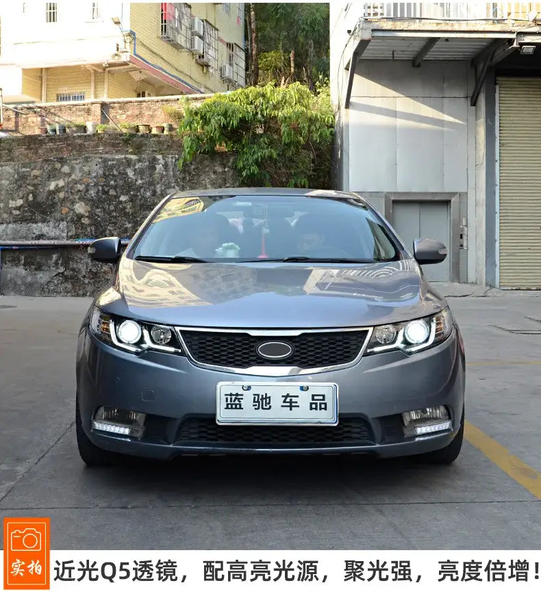 Car Styling Head lamp light for Kia Forte Headlights