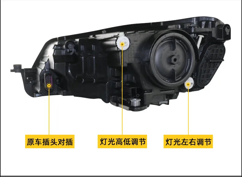 Car Styling Head lamp light for Superb Headlights 2016-2019