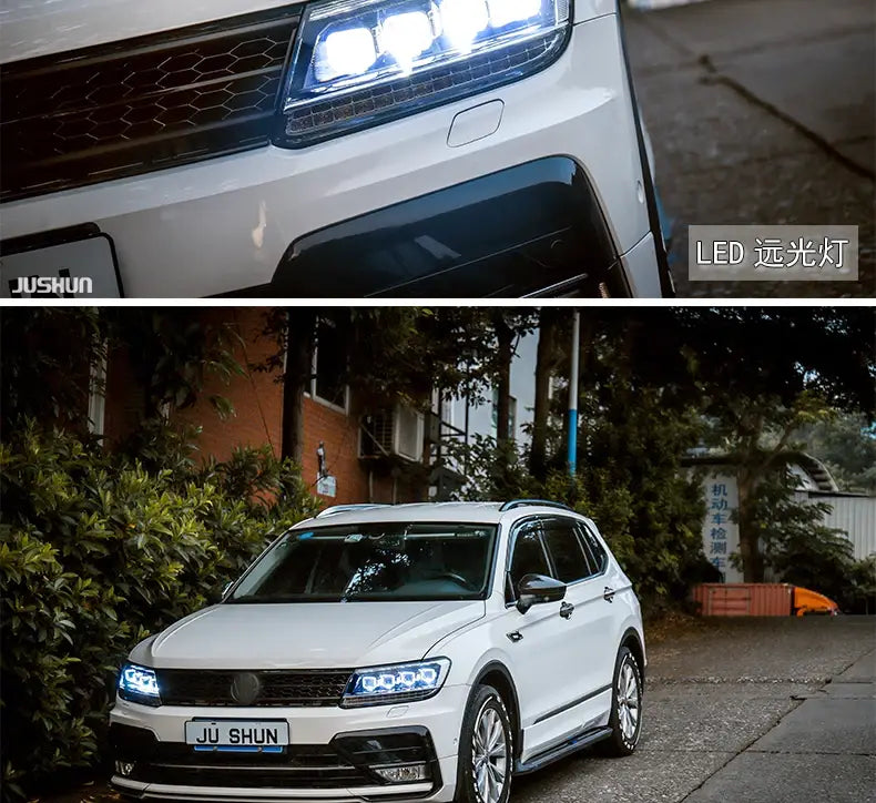 Car Styling Head lamp light for VW Tiguan Headlights