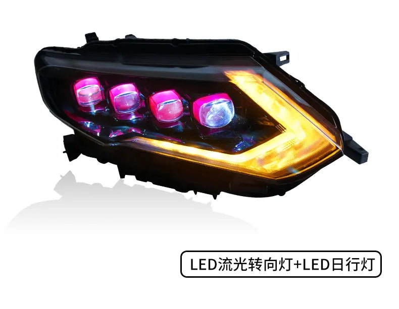 Car Styling Head lamp light for Nissan X-Trail Headlights