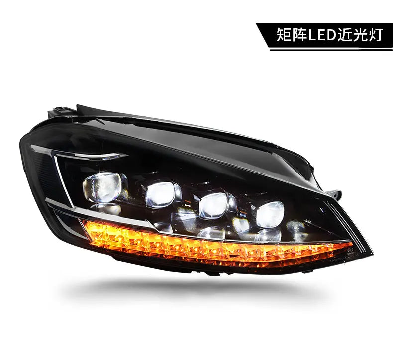 VW Golf 7 Headlight 2013-2017 Golf7 All LED Headlights DRL