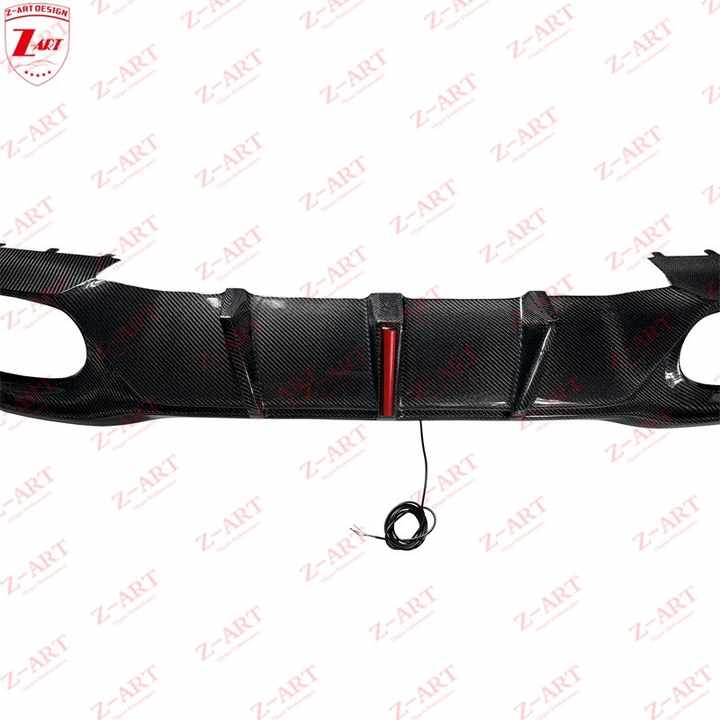 Z-ART A45S Carbon Fiber Rear Diffuser for W177 A45 2020+ Carbon Fiber Rear Lip Spoiler for A45 S