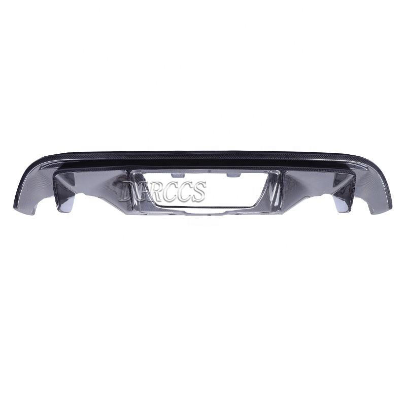 For Audi R8  2007-2015 RG Style Carbon Fiber Rear Lip Diffuser Bumper Accessories