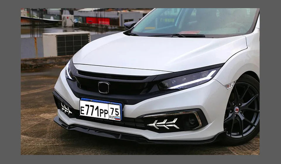 Honda Civic Headlights 2016-2019 New Civic LED Headlight LED