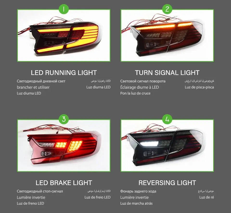 Honda Accord Tail Lights 2018-2019 Accord LED Tail lamp