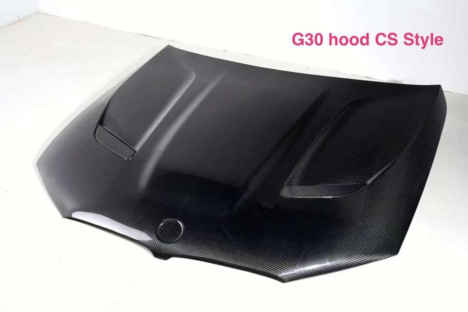 MRD for BMW 5 Series G30 G38 2016+ F90 M5 Engine Cover Real Carbon Fiber Car Hood Bonnet Cover CS Style - CAR CRAFT INDIA