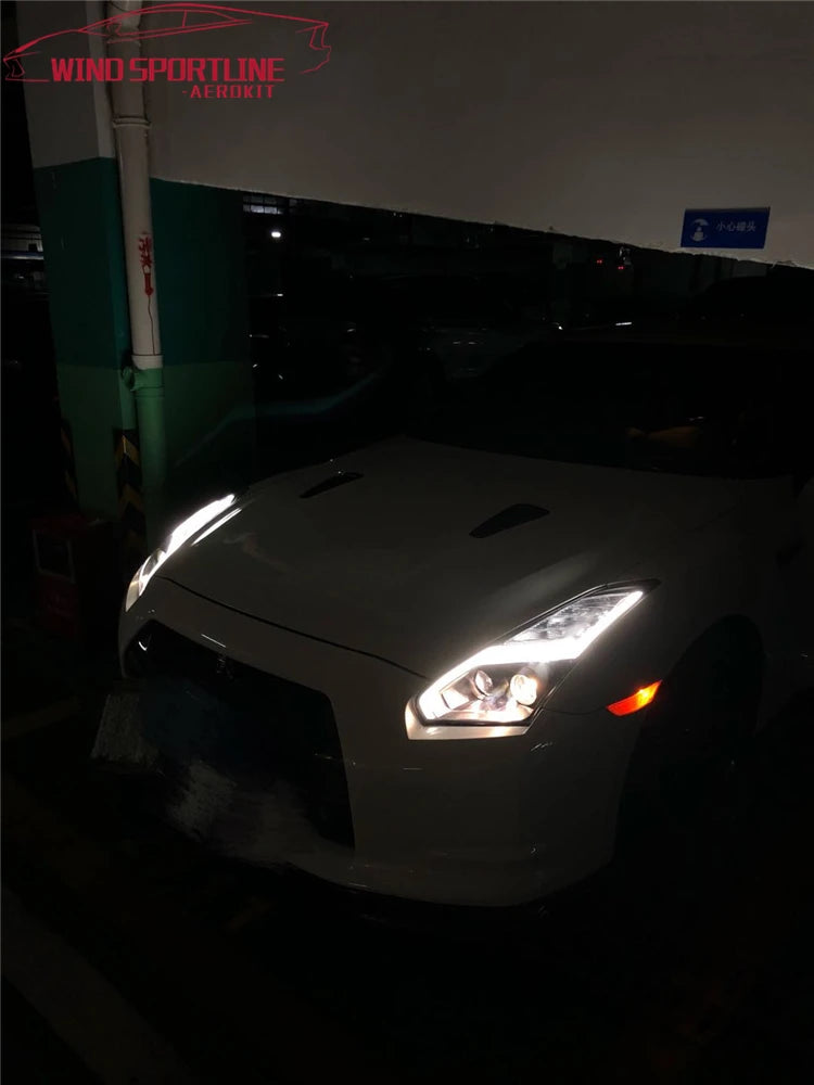 Car Styling Head lamp light for Nissan GT-R Headlights