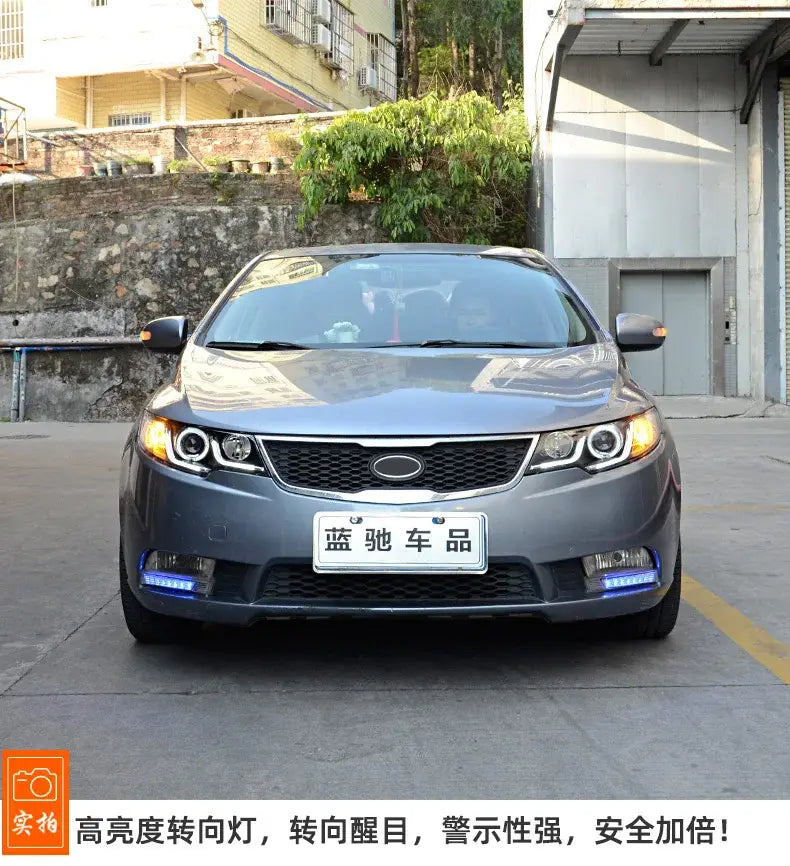 Car Styling Head lamp light for Kia Forte Headlights